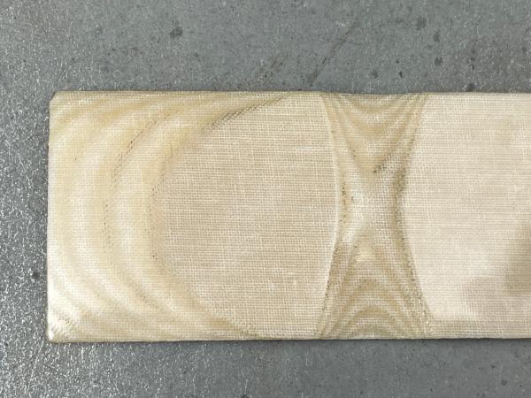 Leinenmicarta Weiss-Beige 4mm